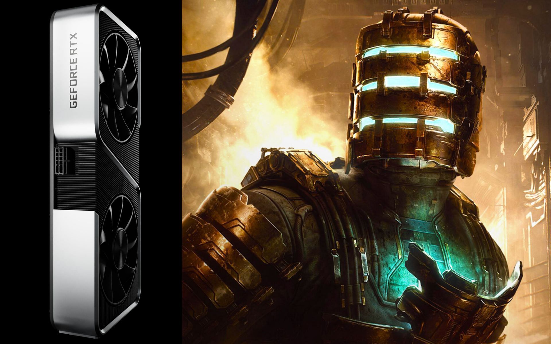 Best graphics settings for the RTX 3060 and RTX 3060 Ti for the Dead Space remake revealed (Images via EA and Nvidia)