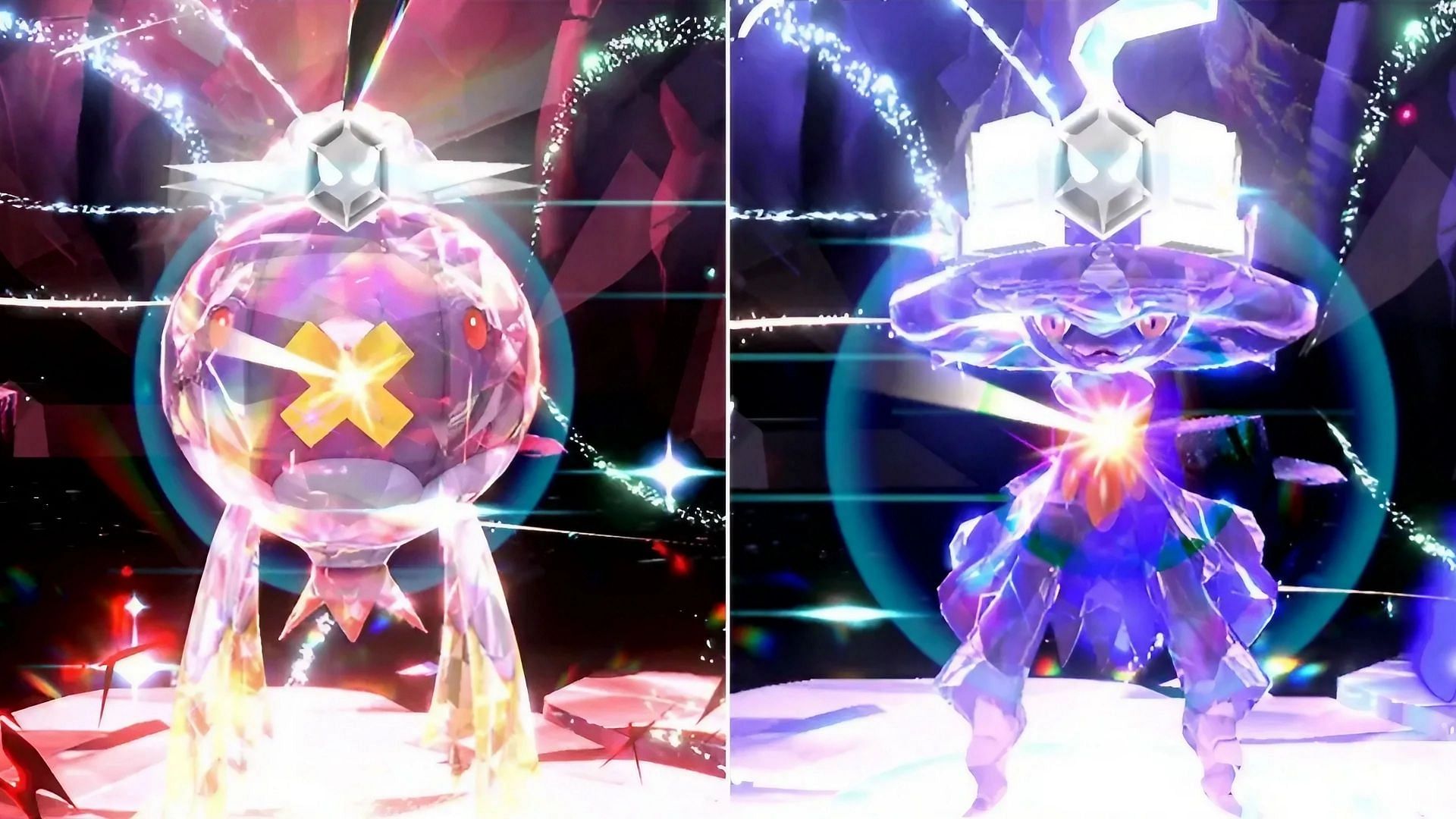 Drifblim and Mismagius in Tera Raids (Image via Pokemon Scarlet and Violet)