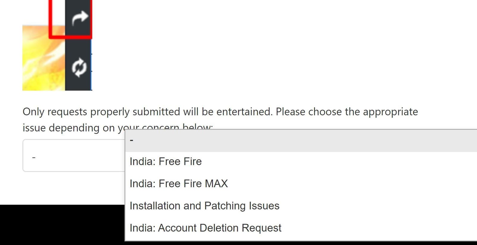 garena free fire support india