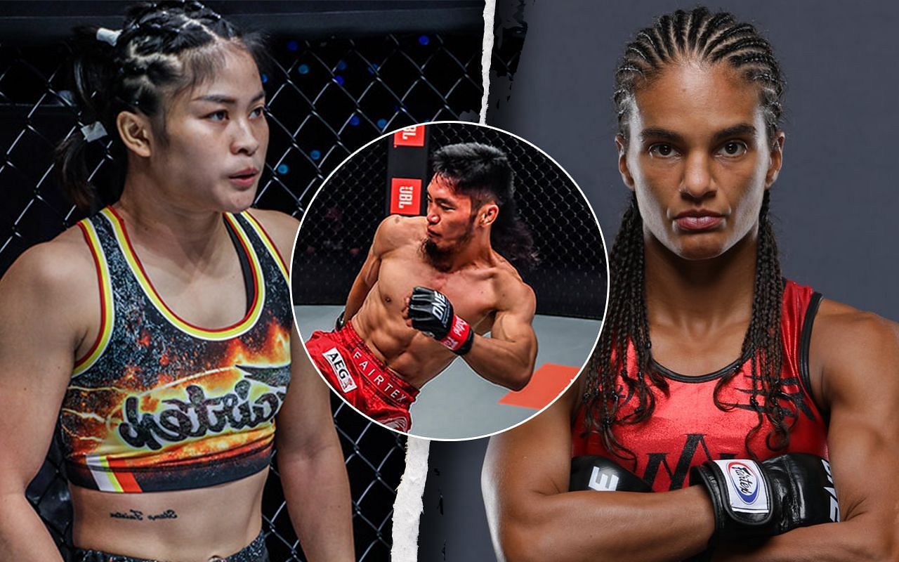 [Photo Credit: ONE Championship] Lito Adiwang, Stamp Fairtex, Anissa Meksen