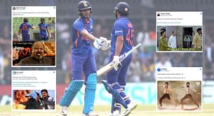 "Koi kisi ko ghar bula ke aise karta hai kya?" - Fans react as Rohit Sharma and Shubman Gill share 212-run opening partnership in IND vs NZ 3rd ODI