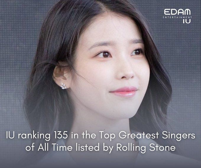 Rolling Stone: IU is the only female Korean soloist to be crowned as ...