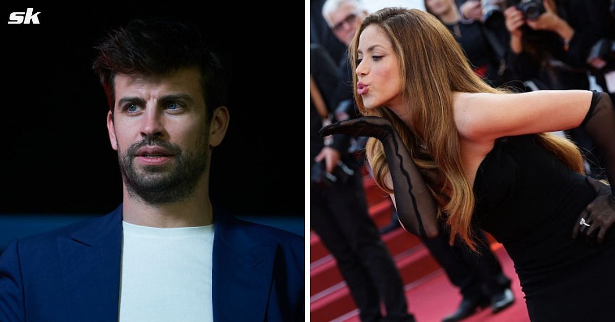 Barcelona legend was seen leaving Barcelona legend Gerard Pique