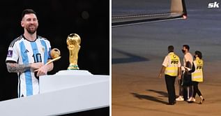 Lionel Messi spotted flying back to Paris to join PSG after winning FIFA World Cup