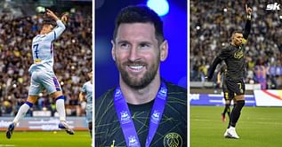 PSG vs Riyadh All-Star XI highlights: Watch Lionel Messi, Cristiano Ronaldo, Mbappe and Ramos all score as PSG win 5-4