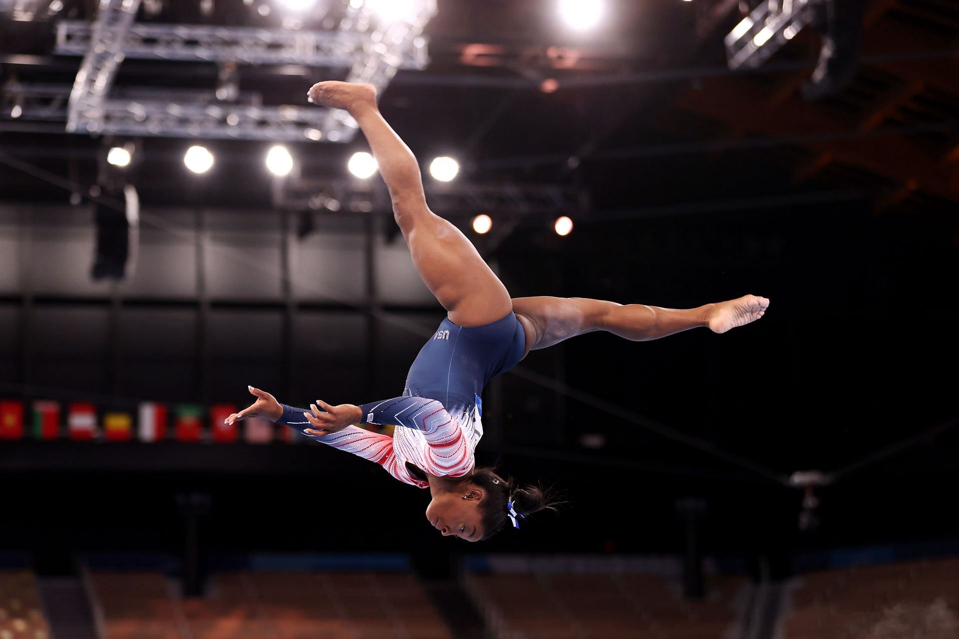 Simone Biles at the Tokyo Olympics