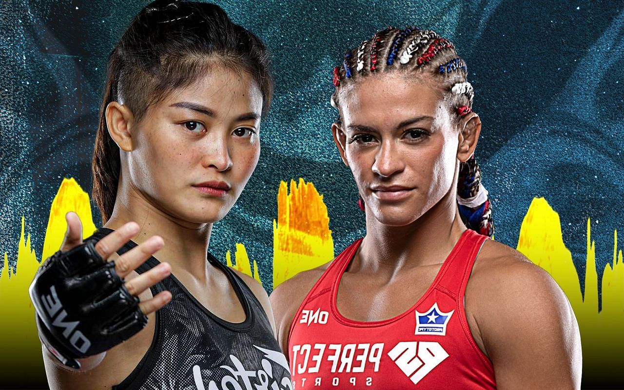Stamp Fairtex (L) / Alyse Anderson (R) -- Photo by ONE Championship
