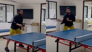 [Watch] "One more use of mobile phone"- Deepak Chahar plays table tennis with smartphone instead of racket