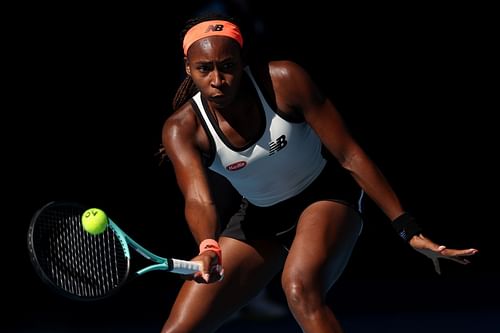 Coco Gauff at the 2023 Australian Open.