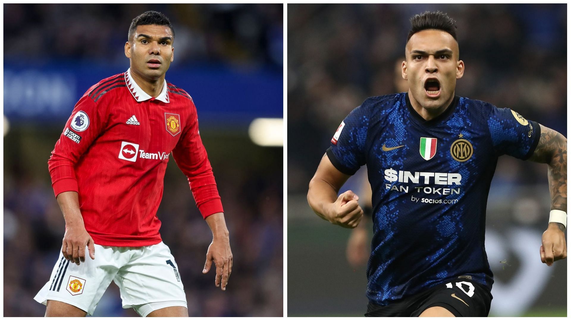 Casemiro and Lautaro Martinez had an impressive showing for their clubs (Images via Getty)