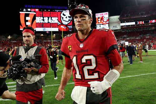 Tom Brady at New Orleans Saints v Tampa Bay Buccaneers