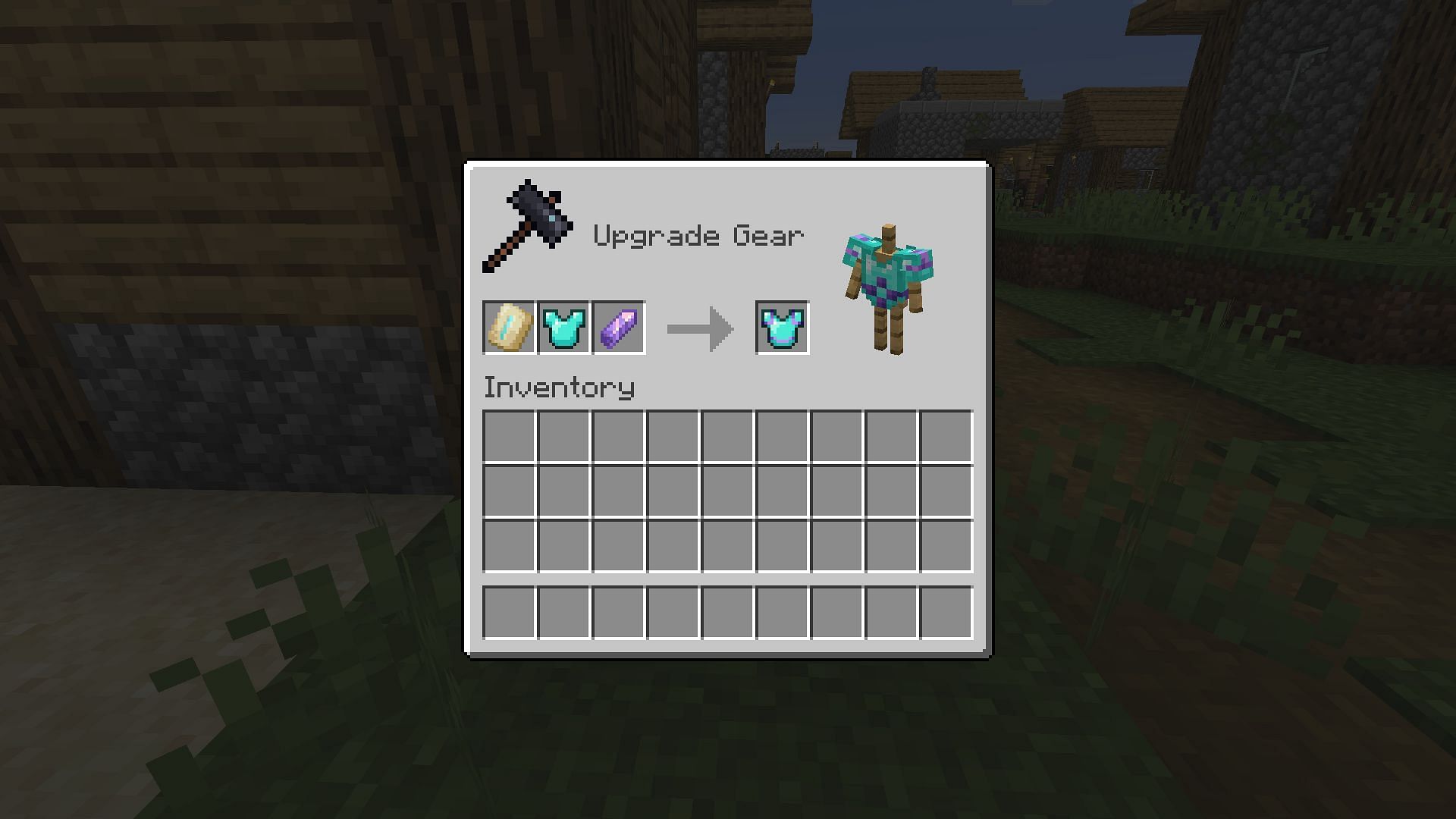 New smithing table UI (Image via Mojang)