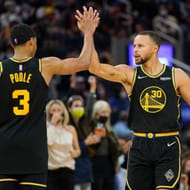 Splash nephew Jordan Poole with his mentor Steph Curry