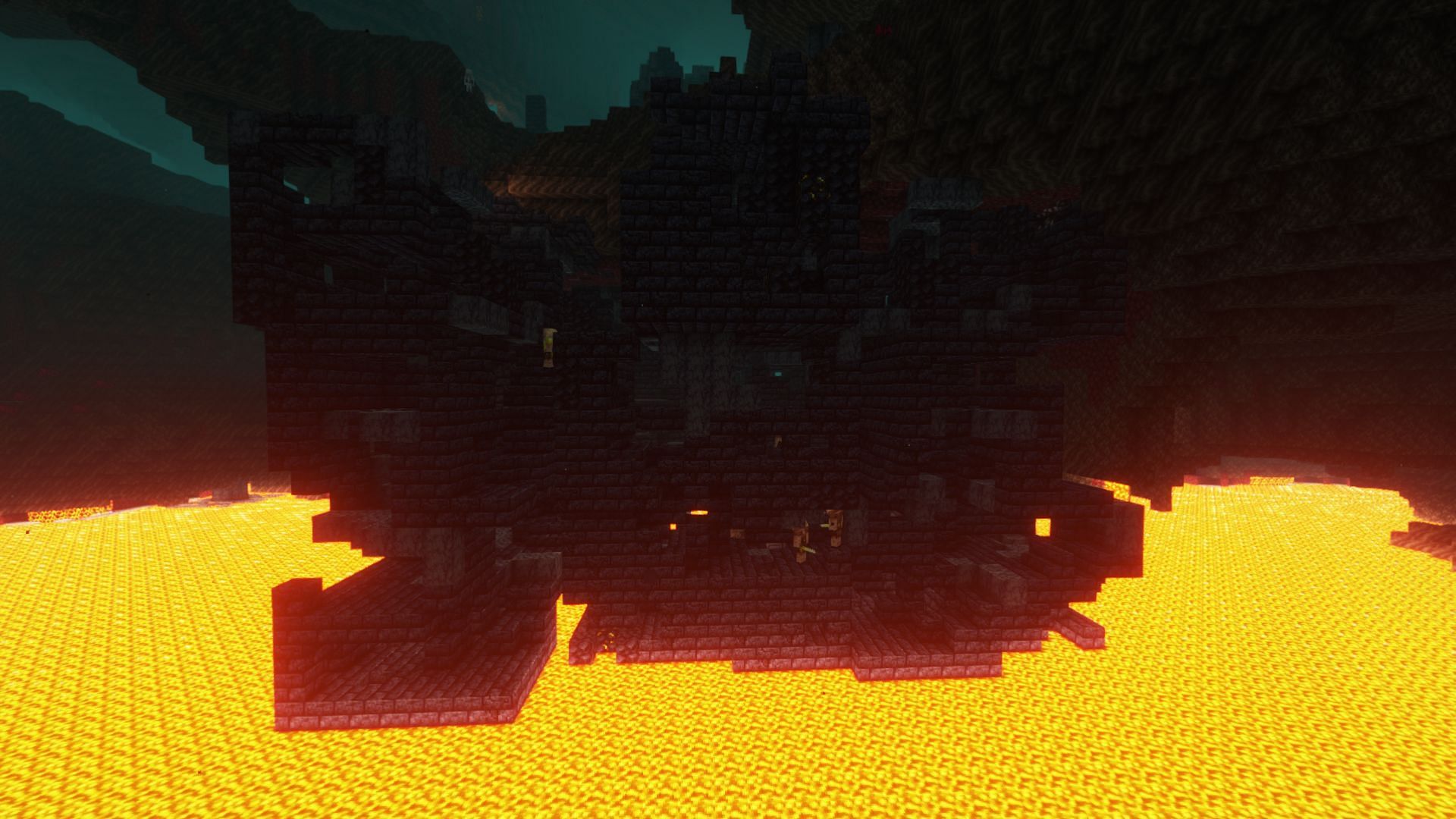 Structures such as bastions may have templates (Image via Mojang)