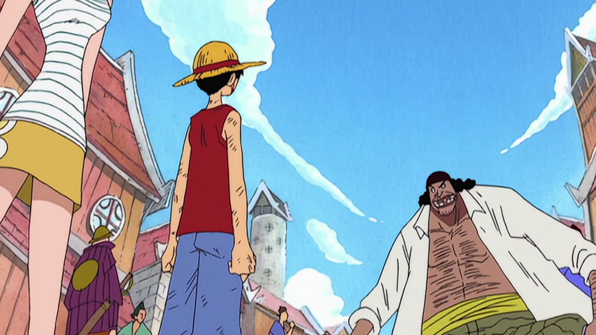 Luffy and Blackbeard (Image via Toei Animation)