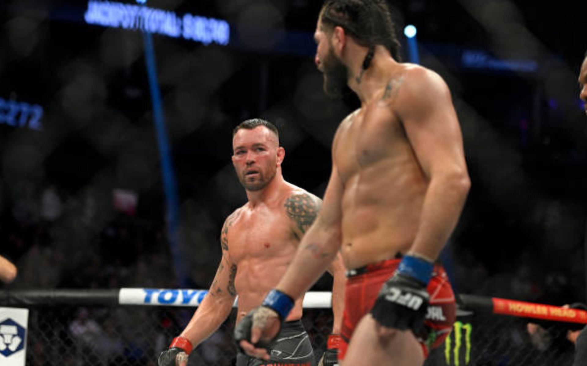 UFC welterweights Jorge Masvidal and Colby Covington