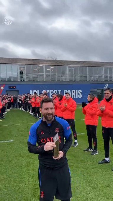 Lionel Messi spotted in PSG training after being rested for French Cup  clash against Pays de Cassel