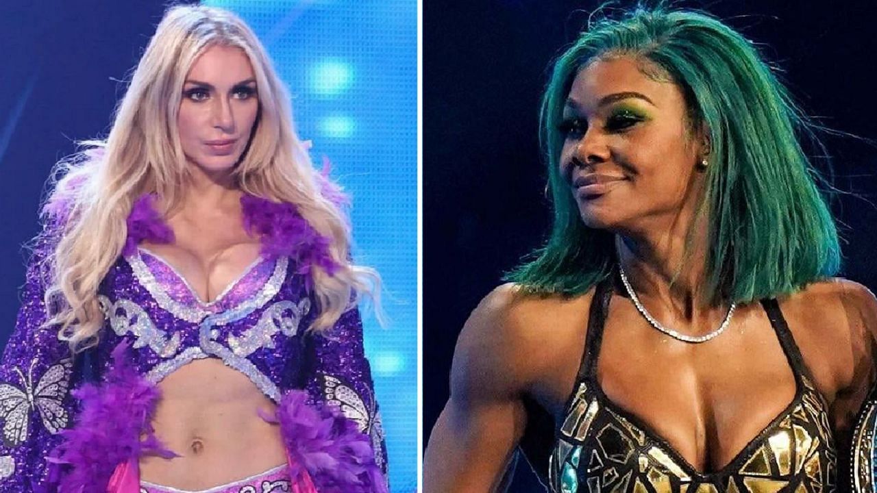 Charlotte Flair (left); Jade Cargill (right)