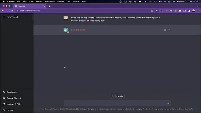 ChatGPT Network Error: How to fix, possible issues and more