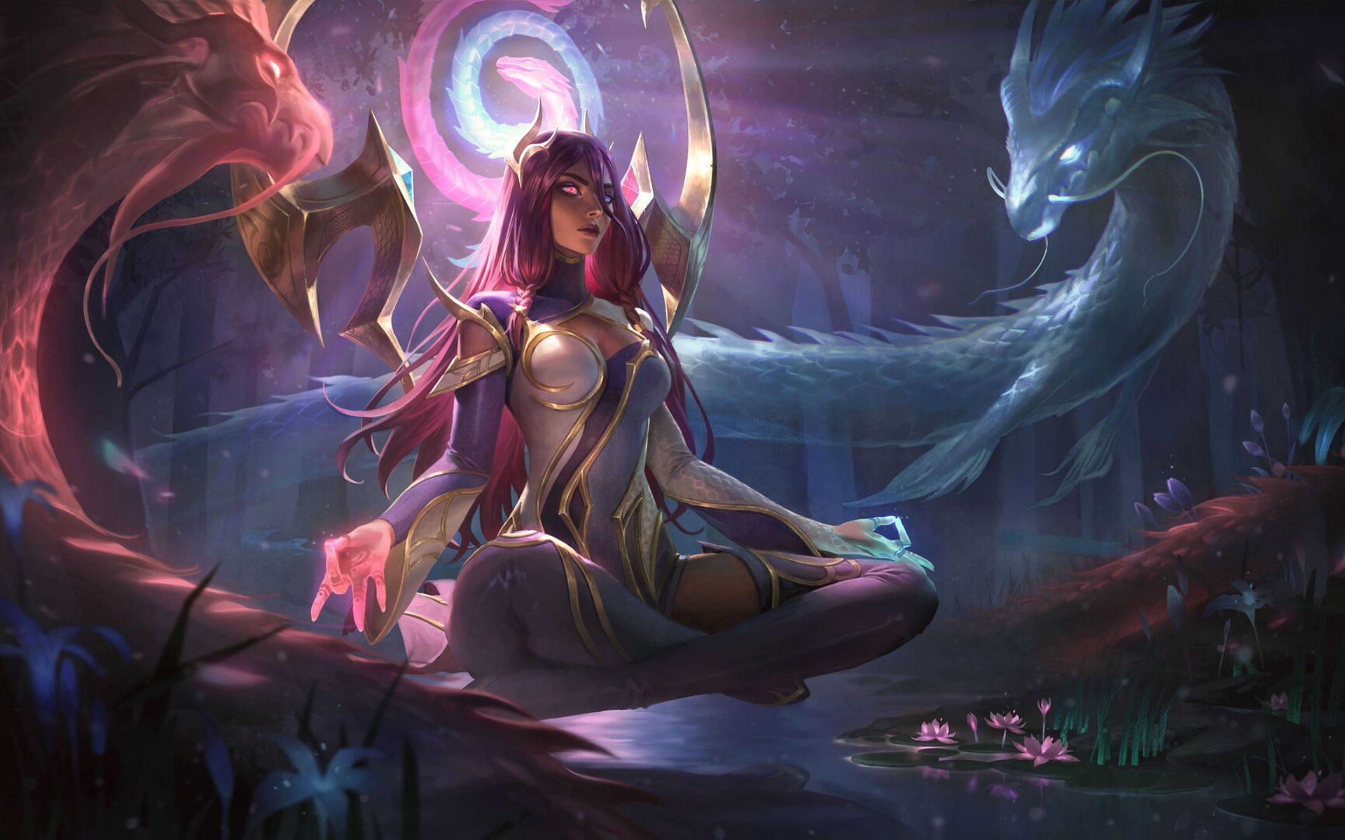 Karma is arguably the best supportive pick for midlane in League of Legends season 13 (Image via Riot Games)