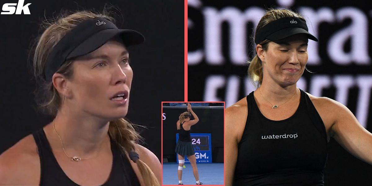Danielle Collins faced off against Karolina Muchova in the second round of the Australian Open