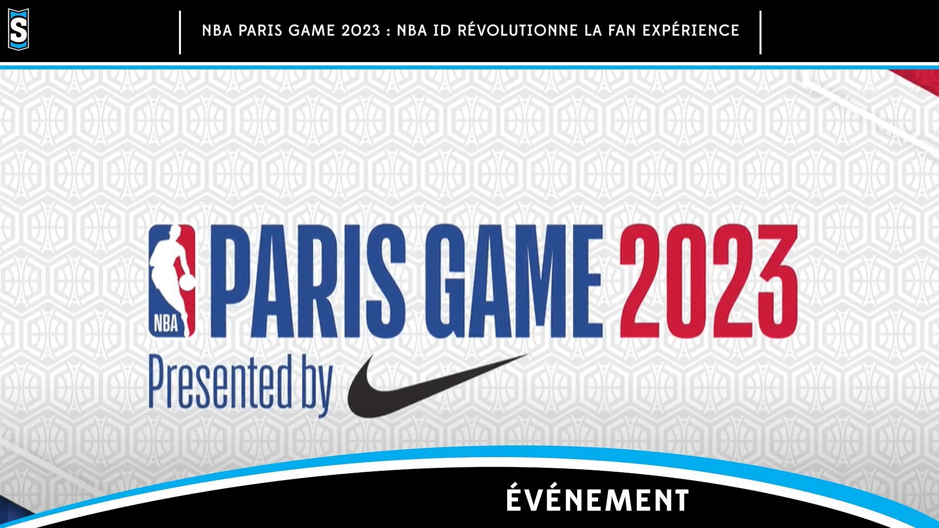 NBA Paris Game 2023 promotional graphic