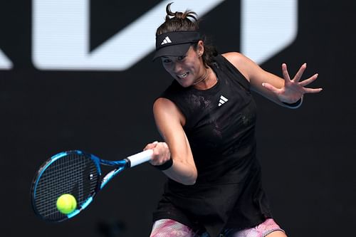 Garbine Muguruza at the 2023 Australian Open.