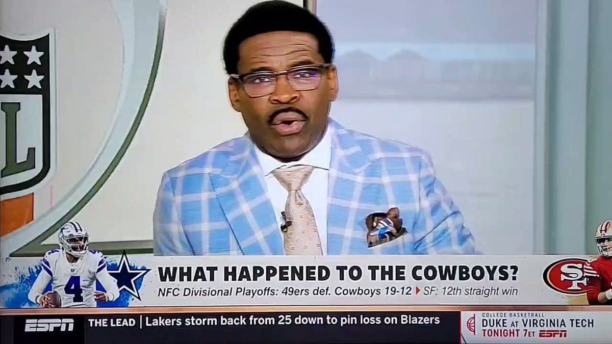 NFL Memes on X: Stephen A. Smith took to Twitter to troll the hell out of  the Dallas Cowboys after they were eliminated. 