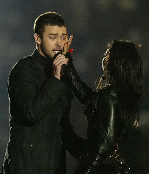 Timberlake and Jackson at the half-time show