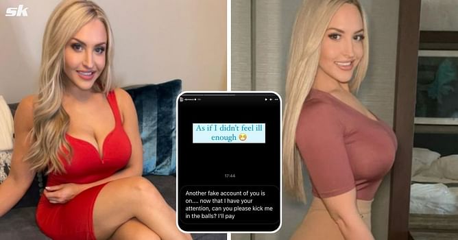 Football presenter Emma Louise Jones shares 'ill' DM of fan asking her to 'kick him in the b****'