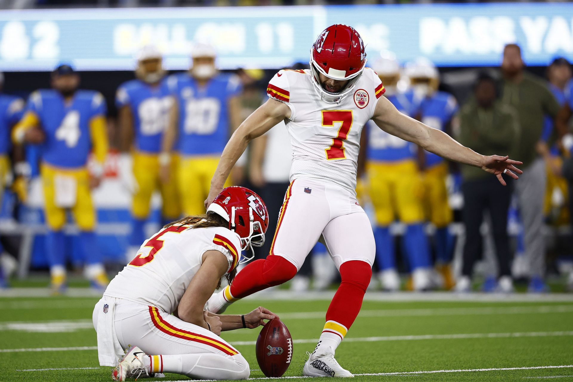 Is Harrison Butker playing today?  Update on Chiefs kicker ahead of playoff game vs Jaguars