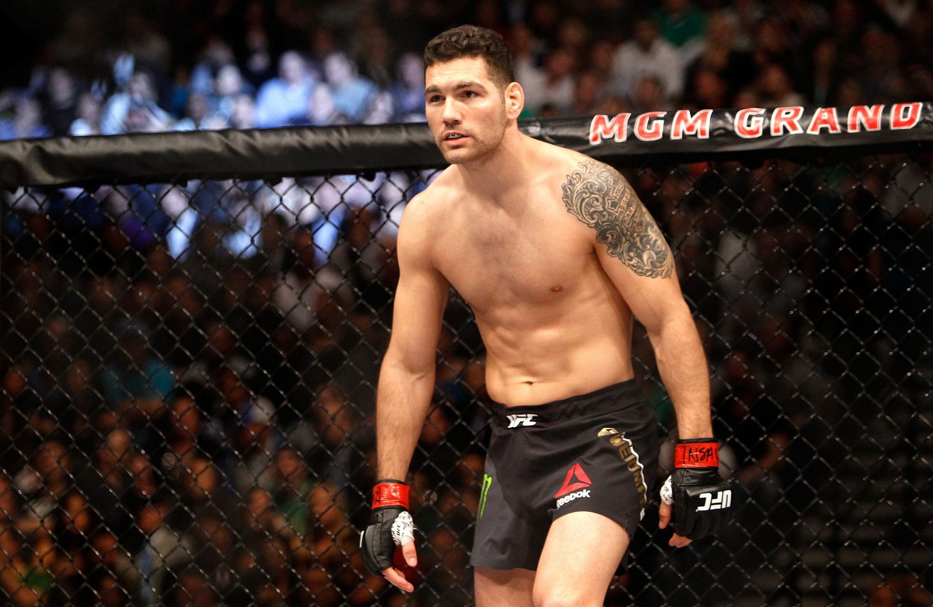 Chris Weidman ended Anderson Silva&#039;s title reign in memorable fashion in 2013