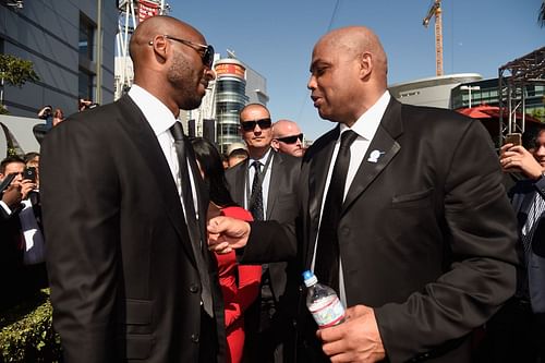 NBA legends Kobe Bryant and Charles Barkley