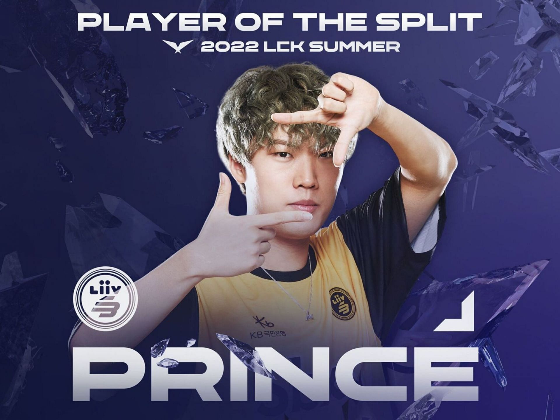 Prince as Player of LCK Summer Split 2022 (Image via Riot Games - League of Legends LCK)
