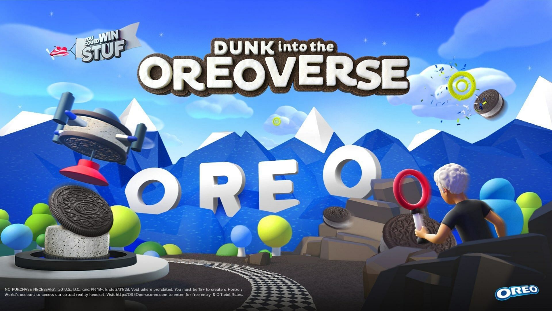 scan the QR code on the Most OREO OREO cookie wrapper to enter the OREOVERSE (Image via Oreo)