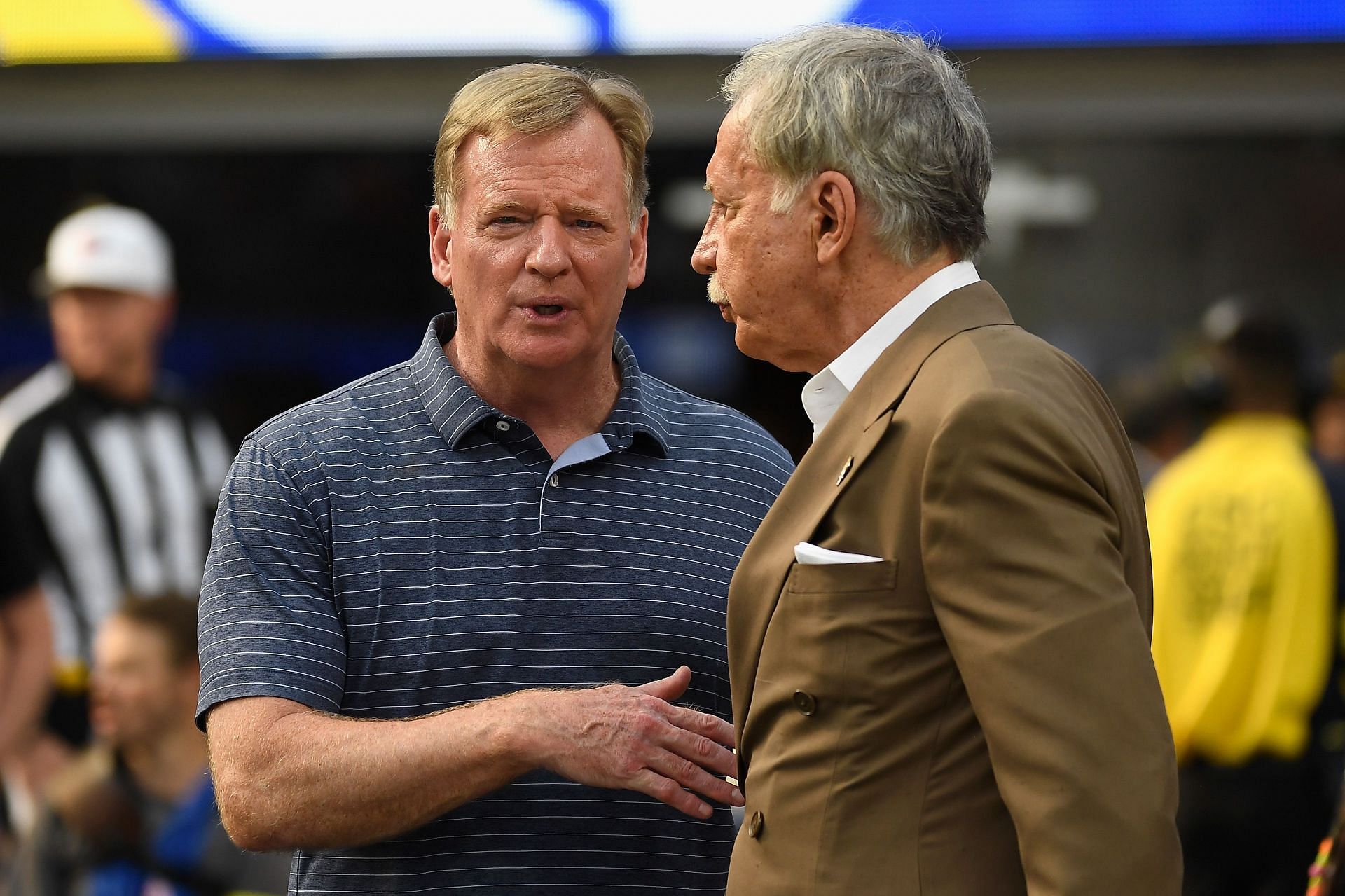 Roger Goodell at Buffalo Bills v Los Angeles Rams