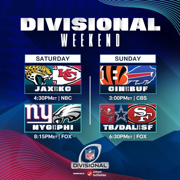 nfl divisional playoff schedule 2023