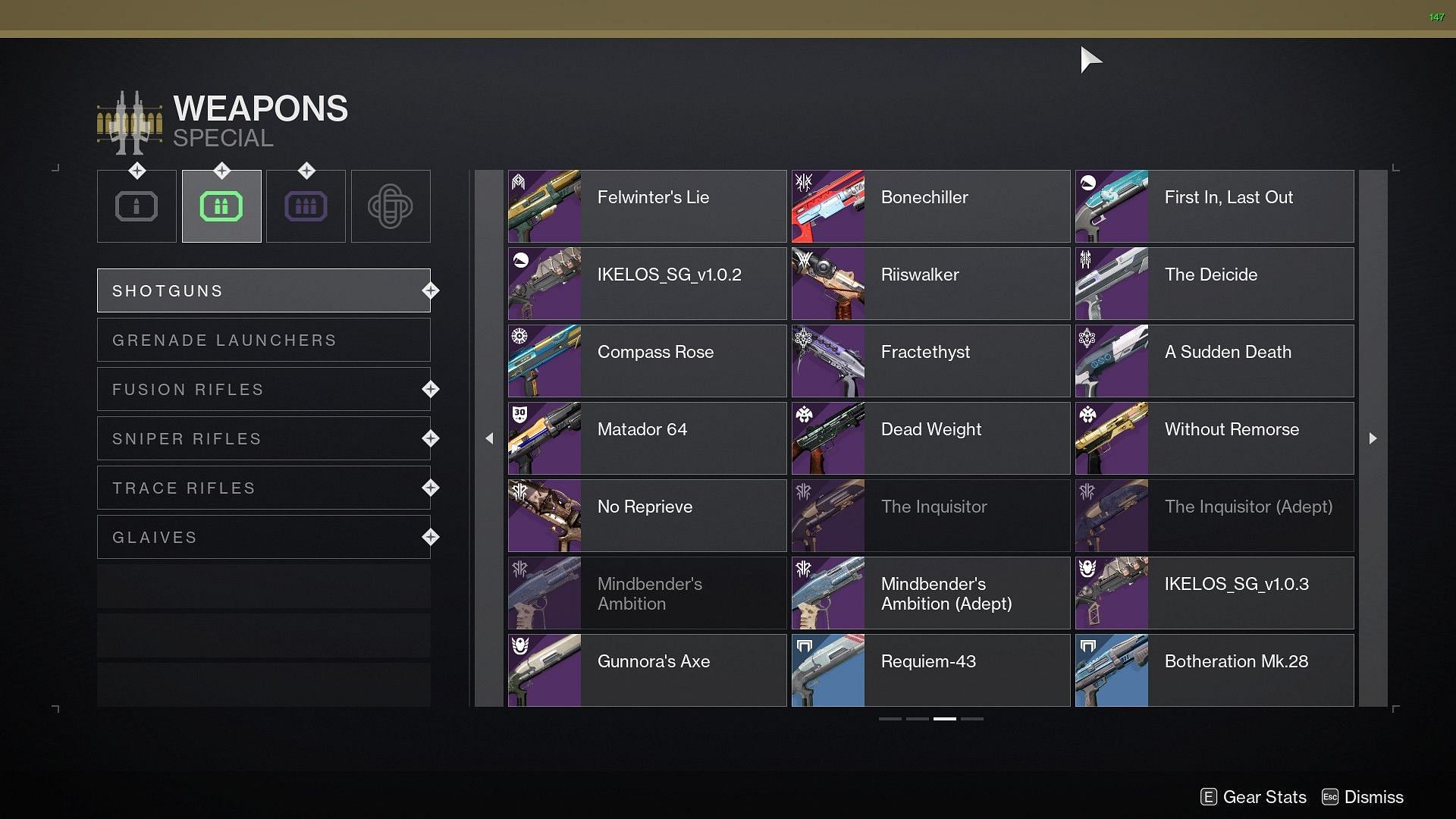 Destiny 2 weapons (Image via Bungie)