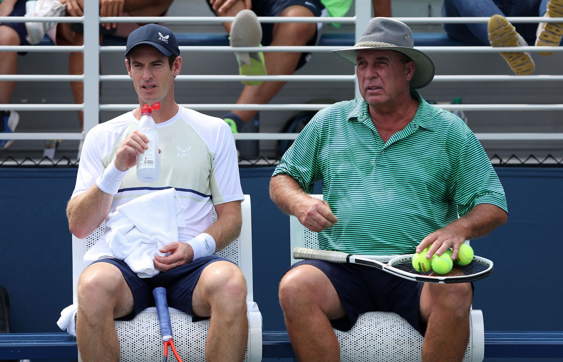 Ivan Lendl (right) is currently the coach of Andy Murray