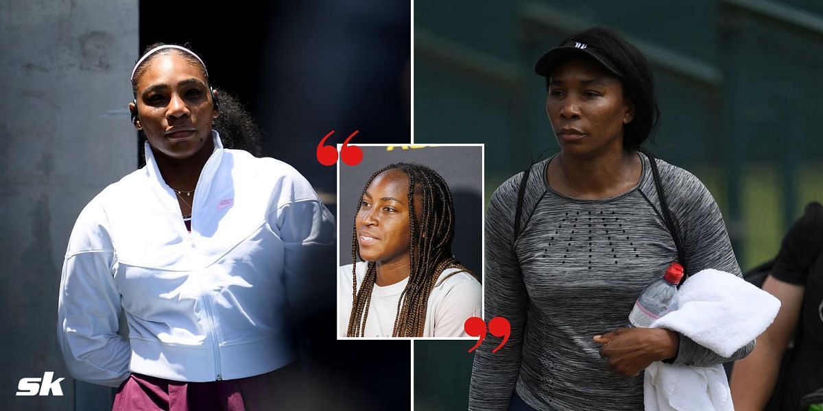 Coco Gauff spoke about following in Venus and Serena Williams