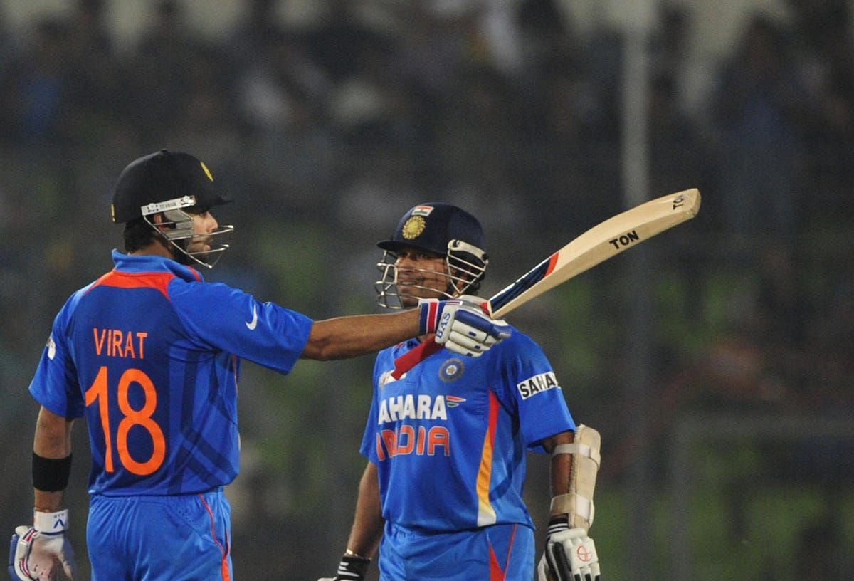 Virat Kohli and Sachin Tendulkar have scored a combined tally of 93 ODI hundreds