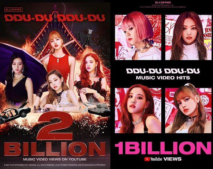 Blackpinks Ddu Du Ddu Du Marks History On Youtube As The First K Pop Video To Earn 2 Billion Views 