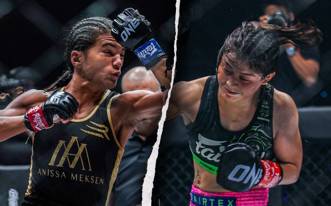 (left) Anissa Meksen and (right) Stamp Fairtex [Credit: ONE Championship]