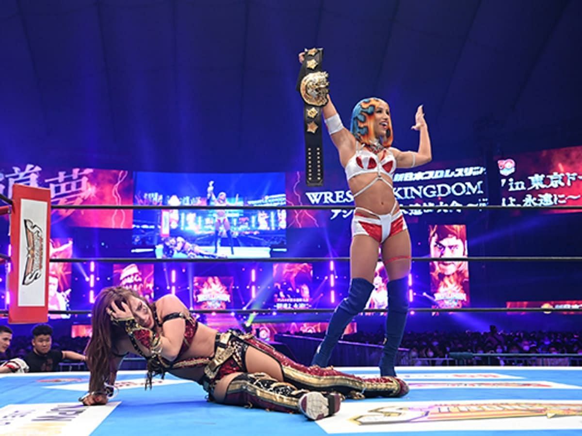 Mercedes Mone made her NJPW x STARDOM debut at Wrestle Kingdom 17