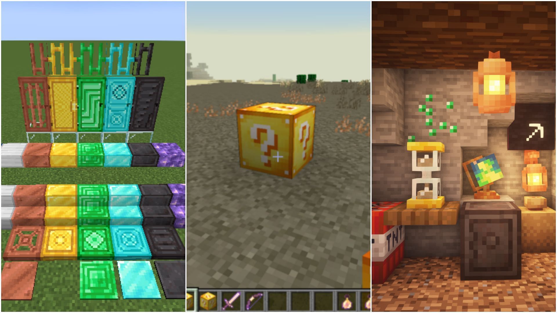 Thousands of Minecraft mods offer new blocks for the game (Image via Sportskeeda)