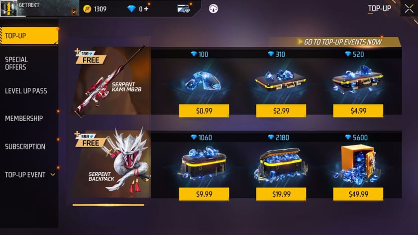 How to purchase Free Fire diamonds from Codashop in 2023