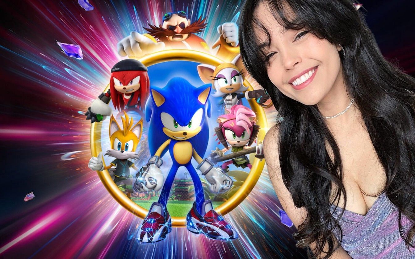 Valkyrae voiced a character in the Sonic Prime series on Netflix (Image via Sportskeeda)