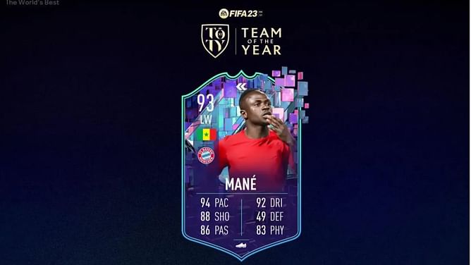 FIFA 23 Sadio Mane TOTY Flashback SBC - How to complete, estimated cost, and more