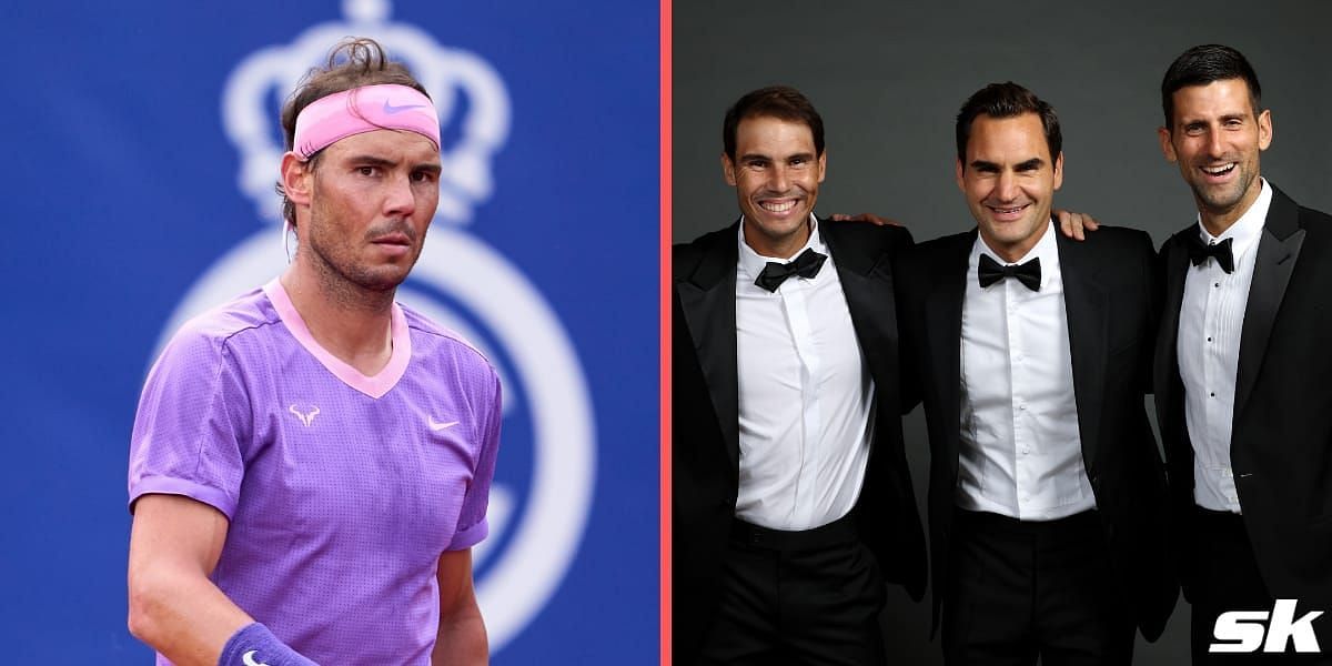 Rafael Nadal (L), the Big 3 (R)