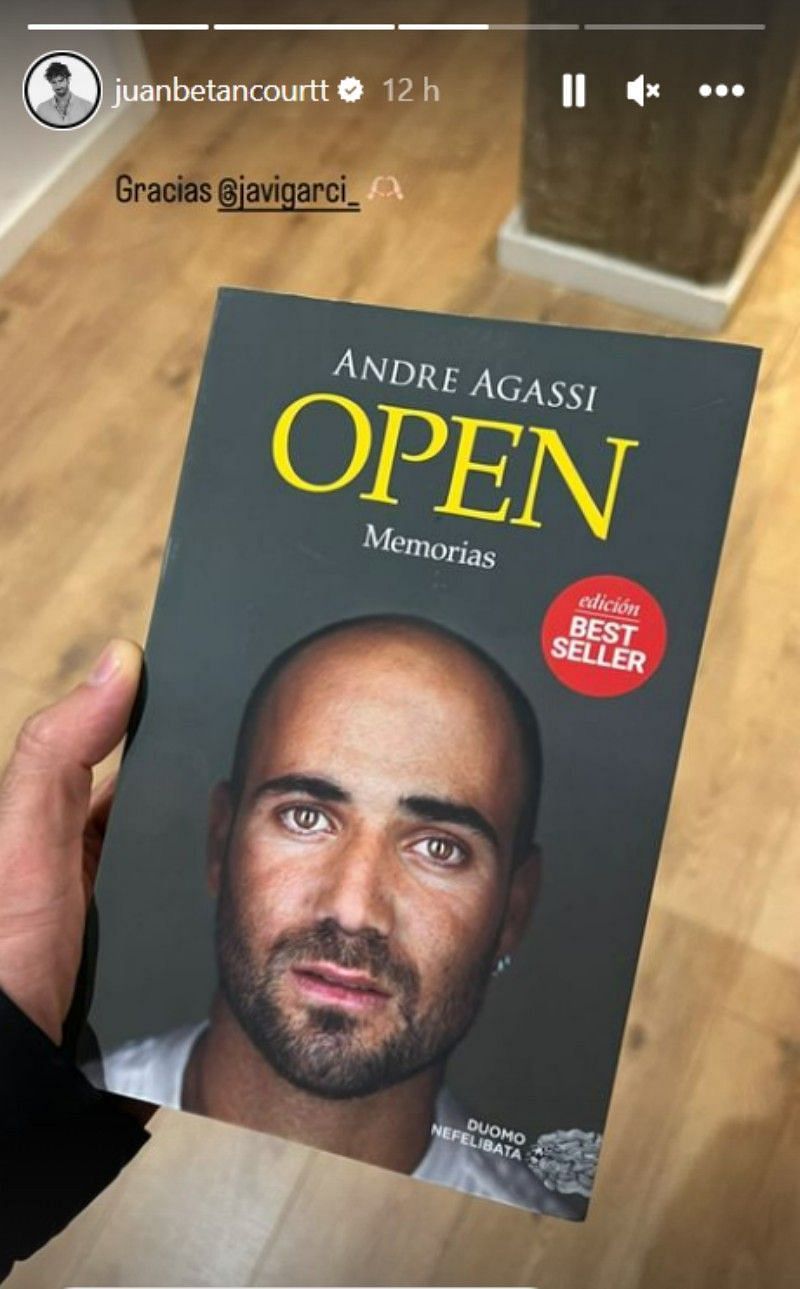 Andre Agassi's biography 'Open' finds new reader in Paula Badosa's  boyfriend Juan Betancourt